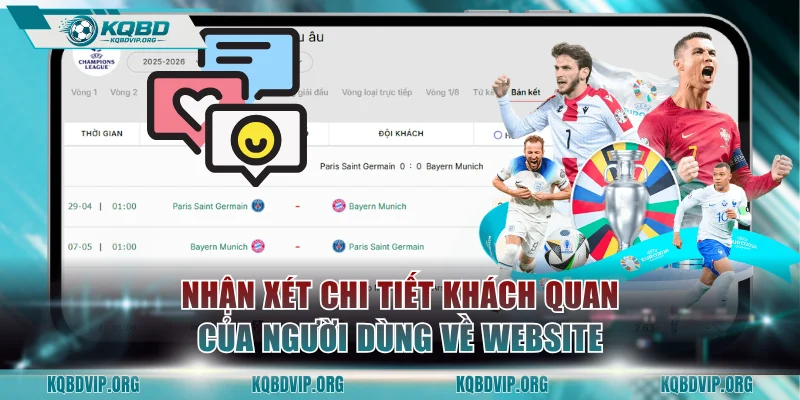 Nhận xét chi tiết và khách quan của người dùng về website