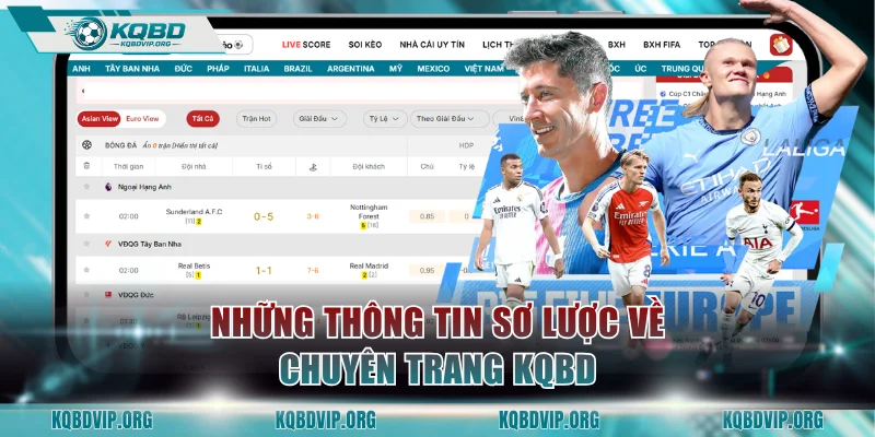 Những thông tin sơ lược về chuyên trang KQBD